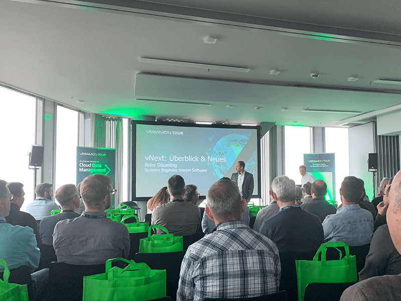 Vortragsfoto veeam Roadshow